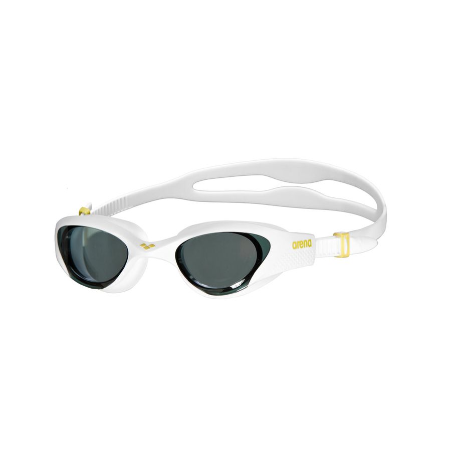 Gafas de natación Arena The One lila blanco con lentes ahumadas gris mujer