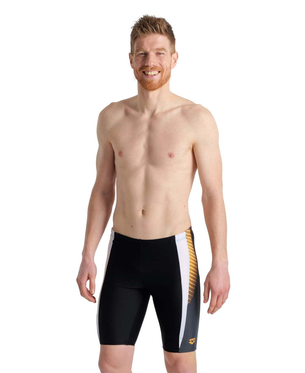 Costume Uomo Arena Threefold Jammer - Pantaloncino Nuoto - Cloro Resistente, UPF 50+ - Nero - Foto 4
