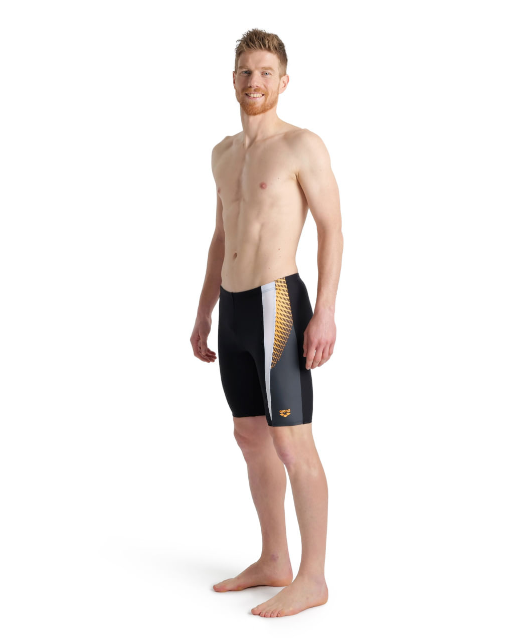 Costume Uomo Arena Threefold Jammer - Pantaloncino Nuoto - Cloro Resistente, UPF 50+ - Nero - Foto 8